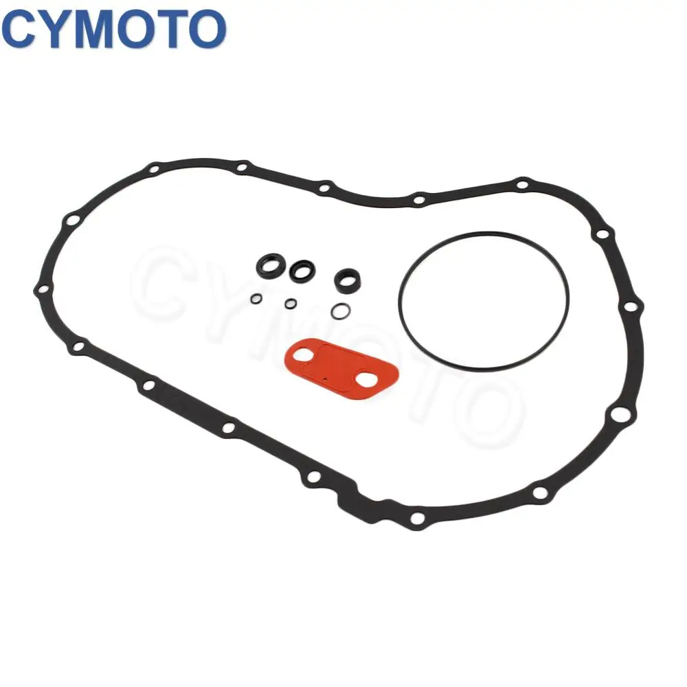 Clutch Primary Cover Gasket Seal & O-Ring Kit For Harley Sportster 883 2004-2010 2011 2012 2013-2015 Sportster 1200 2004-2019