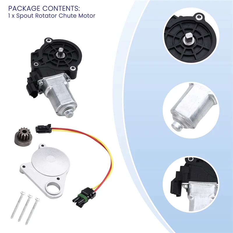 L37A-1728965SM 172-896-5SM Motore per scivolo con rotatore a beccuccio adatto per spazzaneve