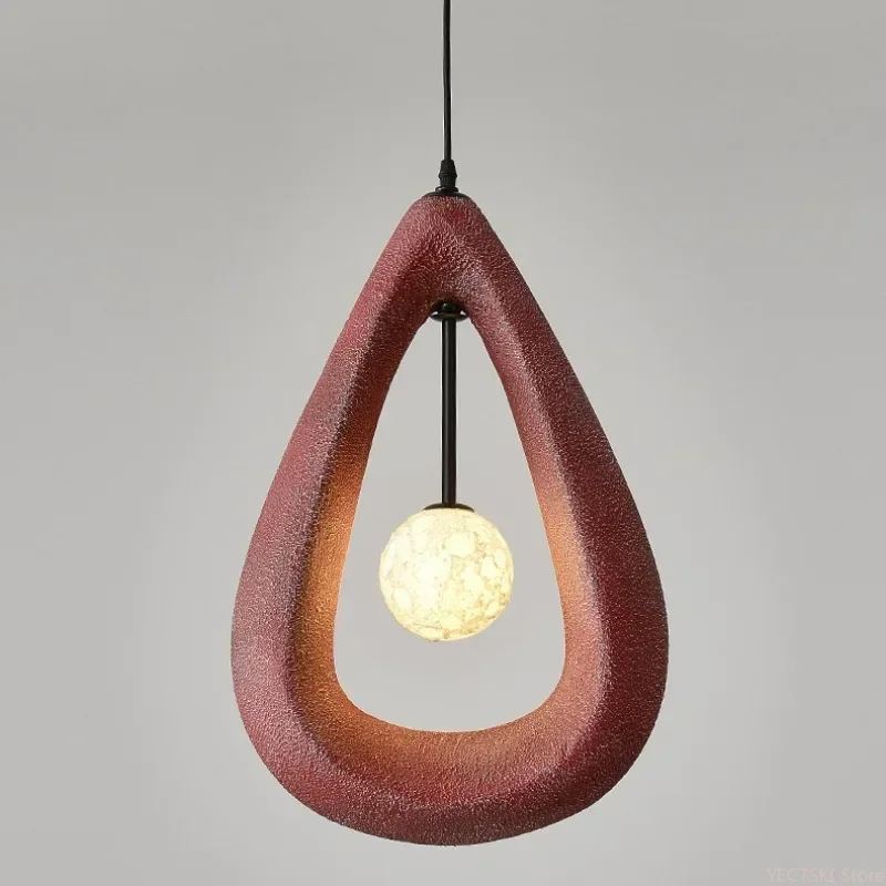 

GHEUVNJ American restaurant chandelier, dining table, bar table lamp, Japanese creative homestay, hotel bedroom, bedside lamp