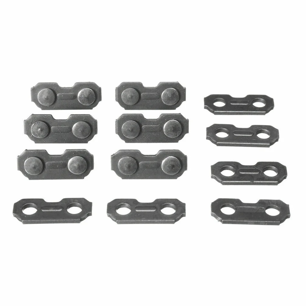 

Chainsaw Chain Joiner Links Garden Metal Outdoor Yard Equipment For Joining 6pcs Black Chain Saw Chainsaw Parts