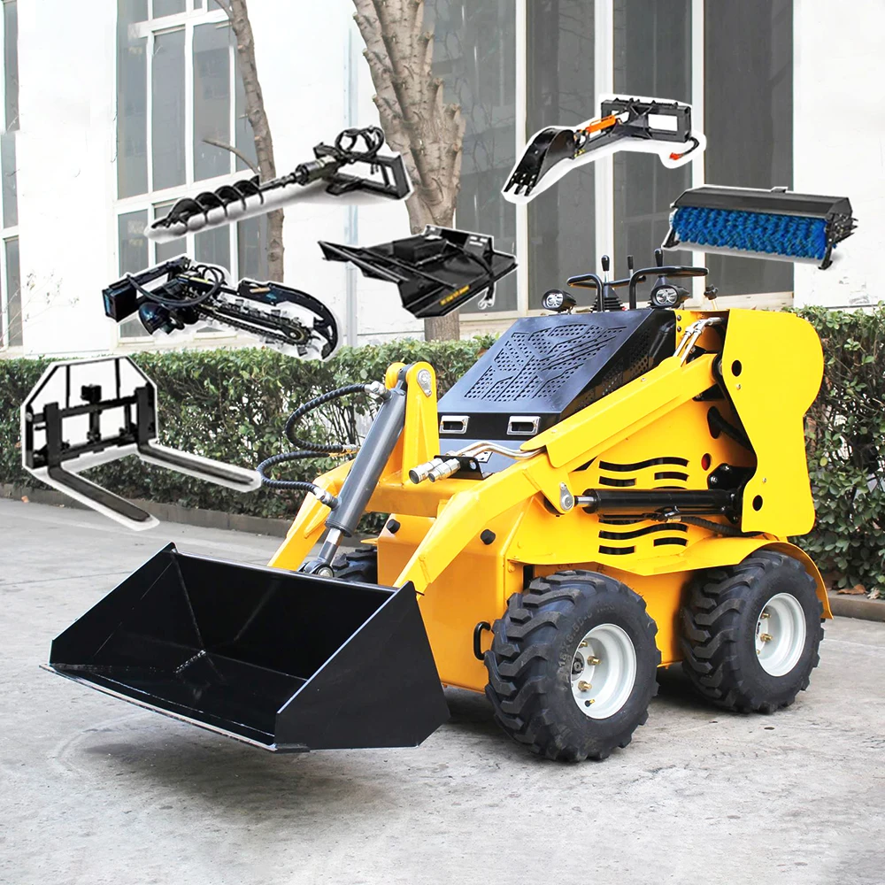 

Skid Steer Loader Mini Skid Steer CE/EPA China Wholesale Wheel/track Mini Skid Steer Loader for Sale