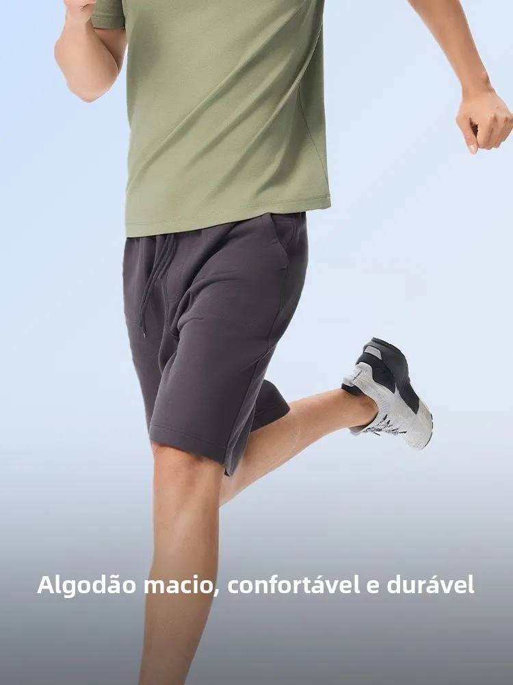 men's-sport-orts-summer-casual-fitn-baskeall-pure-cotton-comfortable-thin-five-quarter-running-sport-orts