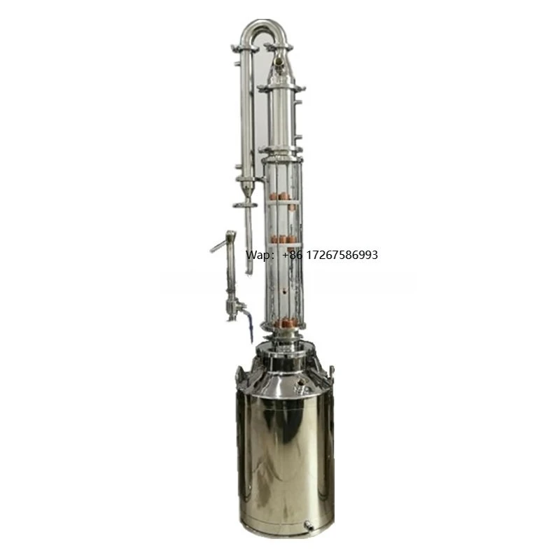 30L Mini Home Alcohol Distillery Reflux Steam/electric Heating Alembic Distiller/micro Brewery