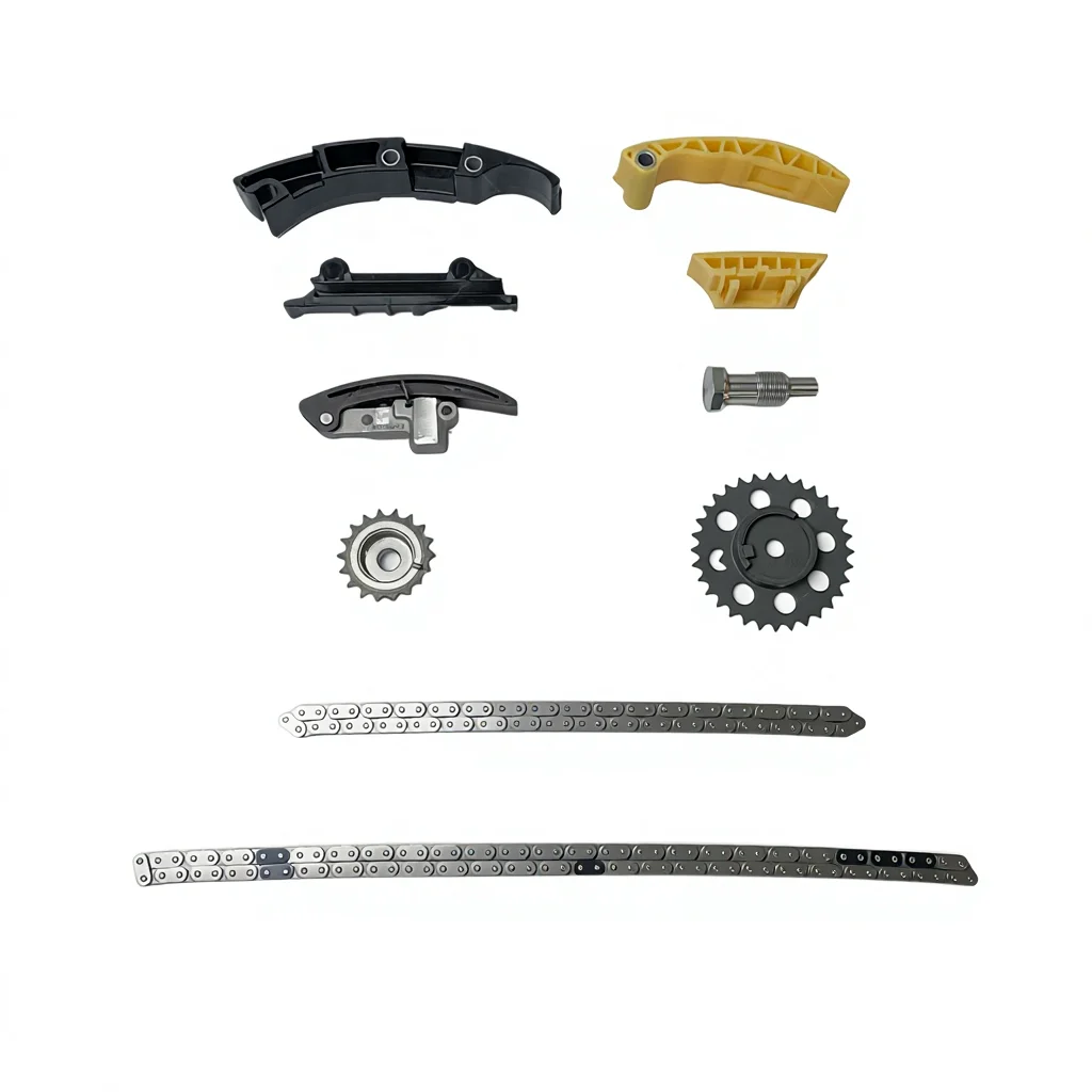 

10 Off Engine Distribution Kit Timing Chain Rebuild Kit Tensioner Sprocket Gear Kit For EA837 3.2 V6 OE 03H198229A