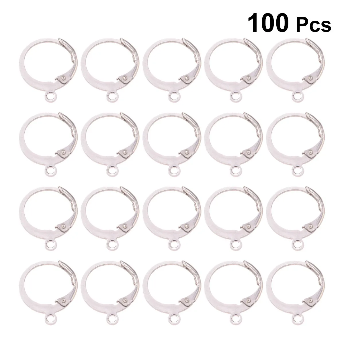 

100 PCS Stainless Steel Earring Accessories Small Earrings Studs Ladies for Women Handmade Jewelry Jewellery Findings Diy