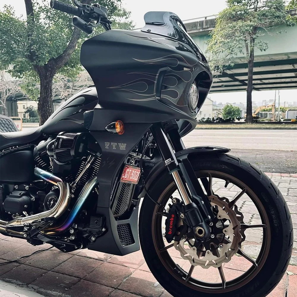 

NEW 2022-2024 FOR Harley Softail Low Rider ST & FXLRST Motorcycle Accessories Black Fairing Spoiler Cover