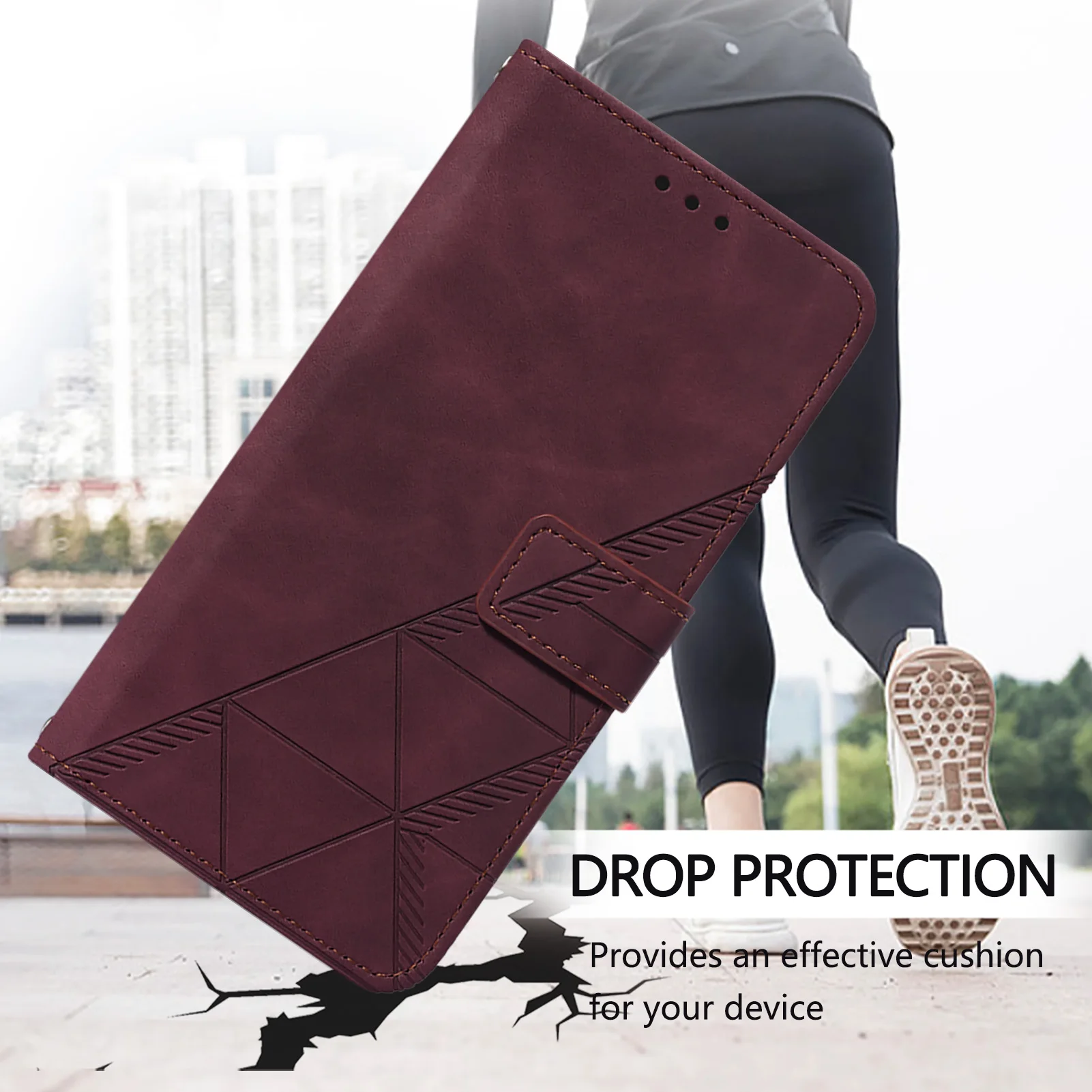 Leder Brieftasche Fall Buch Für Samsung Galaxy M62 M56 M55 M54 M53 M52 M36 M35 M34 M33 M32 M23 M15 M13 M12 M10S M10 M05 M04 Abdeckung – Detail 10