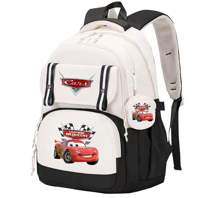 

Lightning McQueen Backpack Boys Girls Bookbag Bag Teenager Children Knapsack Schoolbag Rucksack Mochila With Coin Purse