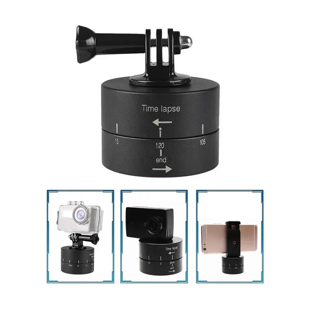 ZLRLMHY Stabilizer 60 Min Yuntai Photography Aluminum Panning 360 Degrees Rotating for GoPro Hero 11 10 9 Xiaomi DSLR Phone