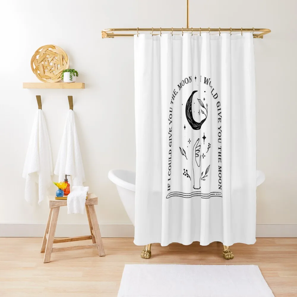 

Phoebe Bridgers moon Shower Curtain Shower Waterproof Cover Curtain
