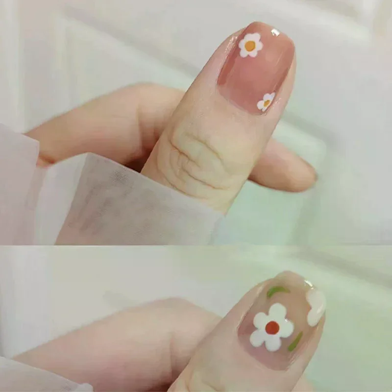 Stylo de revêtement pour Nail Art, double usage, perles à points, brosse pour peinture des ongles, lignes de dessin, Extension de GEL UV, outil de manucure, 5 pièces