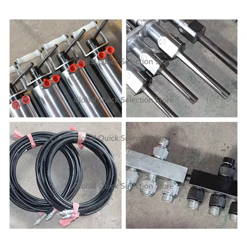 Mining Hydraulic Rock Splitter, 900-1200T Force, Diesel & Electric Powered for Quarry Stone Cutting