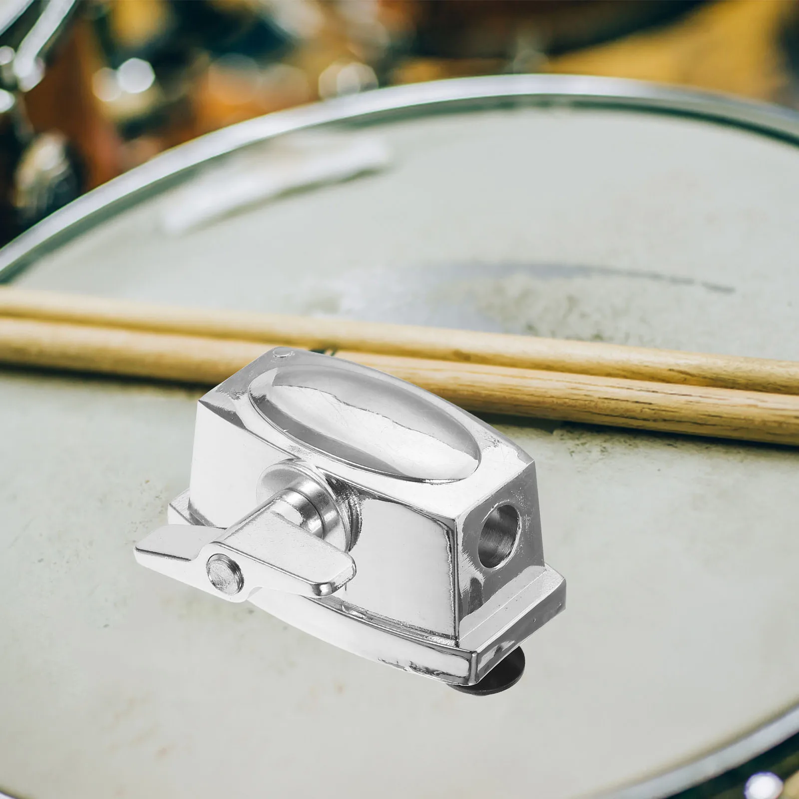 

Drum Saddle Regulator 52mm Silver Plated Iron Bracket Tom Drum Kit Mount Adjustable Snare Parts Percussion Bases Accessories