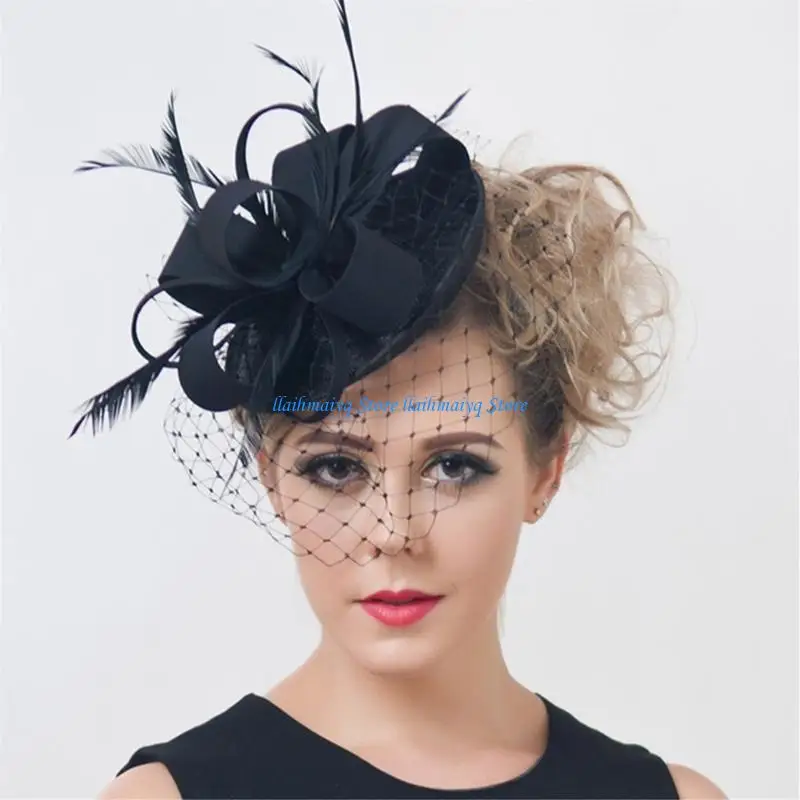 

573B Fashionable And Netting Headpiece Costume Fascinators Hat For Women Fancy Dress Or Themed Celebrations