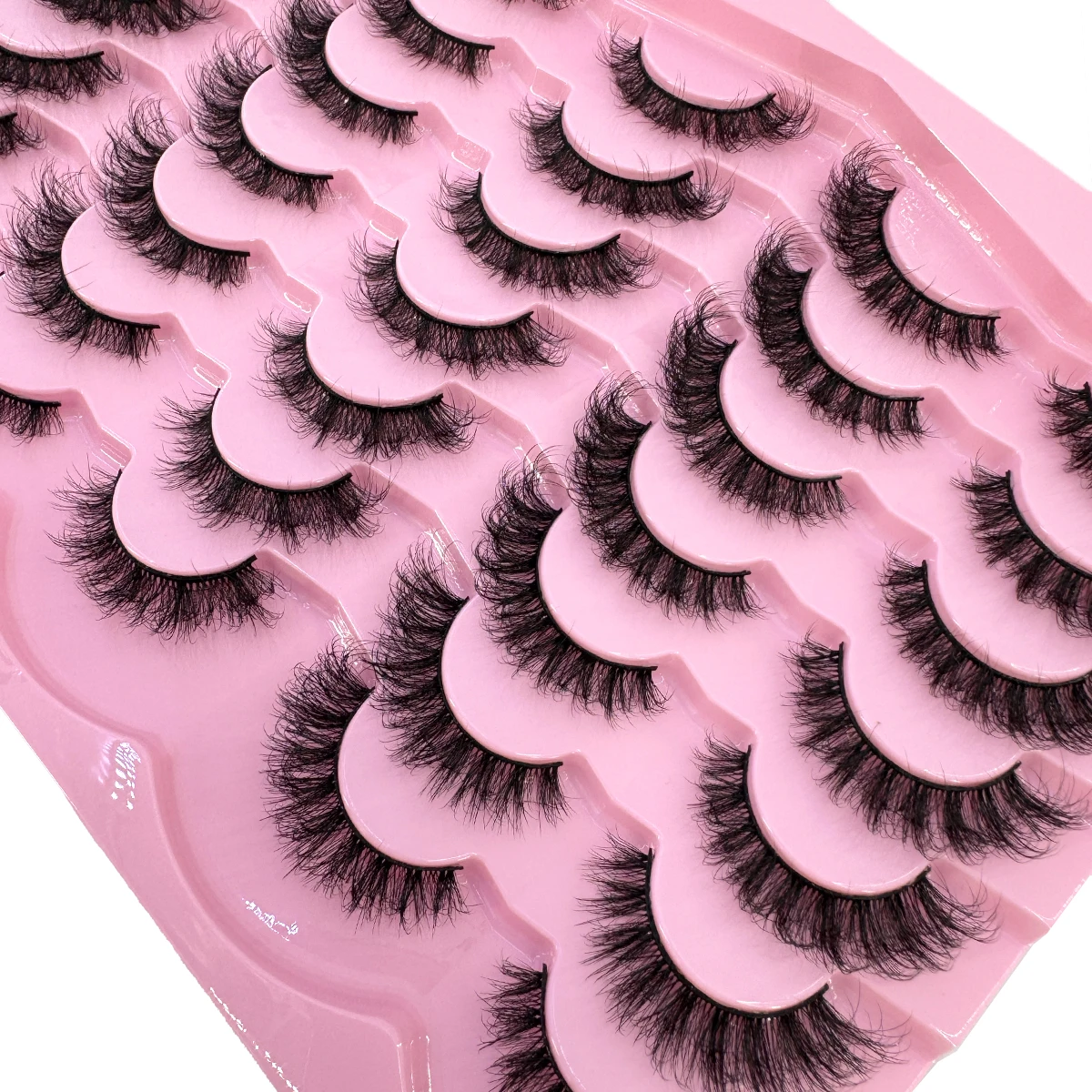 21 pares de cílios postiços de vison falso 3d natural longo cílios postiços 3d cílios de vison macio macio cílios extensão kit de maquiagem cilios