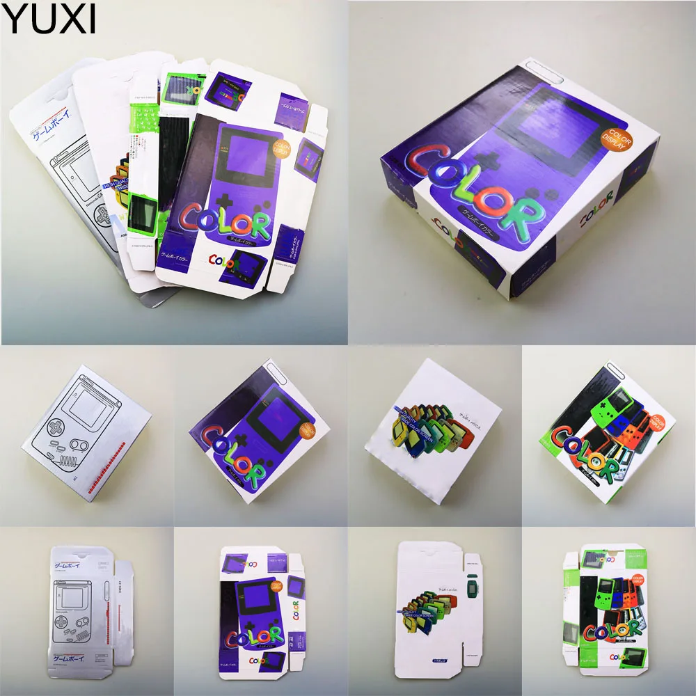 

YUXI 5Pcs New Packing box for GB/GBA/GBC Retail packing with logo For GBGBA/GBC Carton