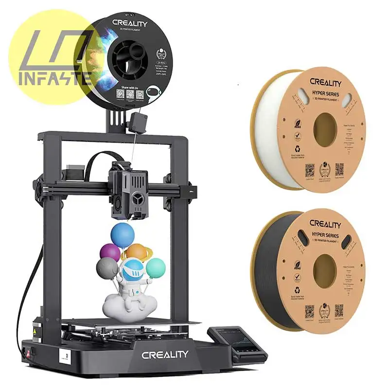 

2025 Infaste Smart High Speed Printing New UI Intelligent Algorithm 500mm/s 9.9kg Ender-3V3 KE Auto-Leveling 3D Printer for Sale