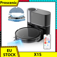 Proscenic X1S Robot Vacuum Cleaner with Mop, 3000 Pa suction power, 2-in-1 Tank, 2.5L dust bag, App and voice Control