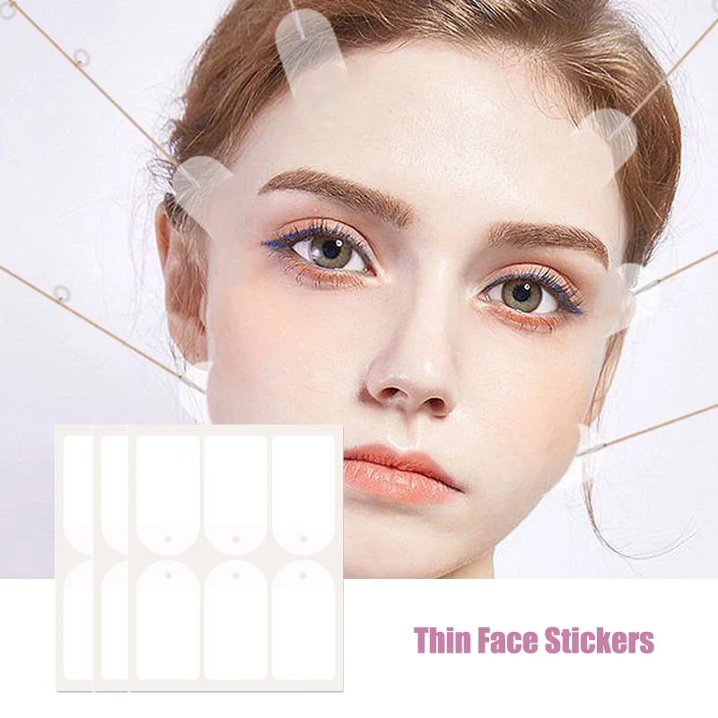 18Pcs/Set Invisible Thin Face Stickers V-Shape Fast Lifting Facial Lift Up Neck Eye Double Chin Wrinkle Makeup Tape