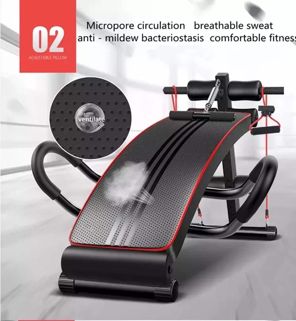 Esercizio muscolare AB Board panca addominale inclinazione regolabile Sit Up Bench boards