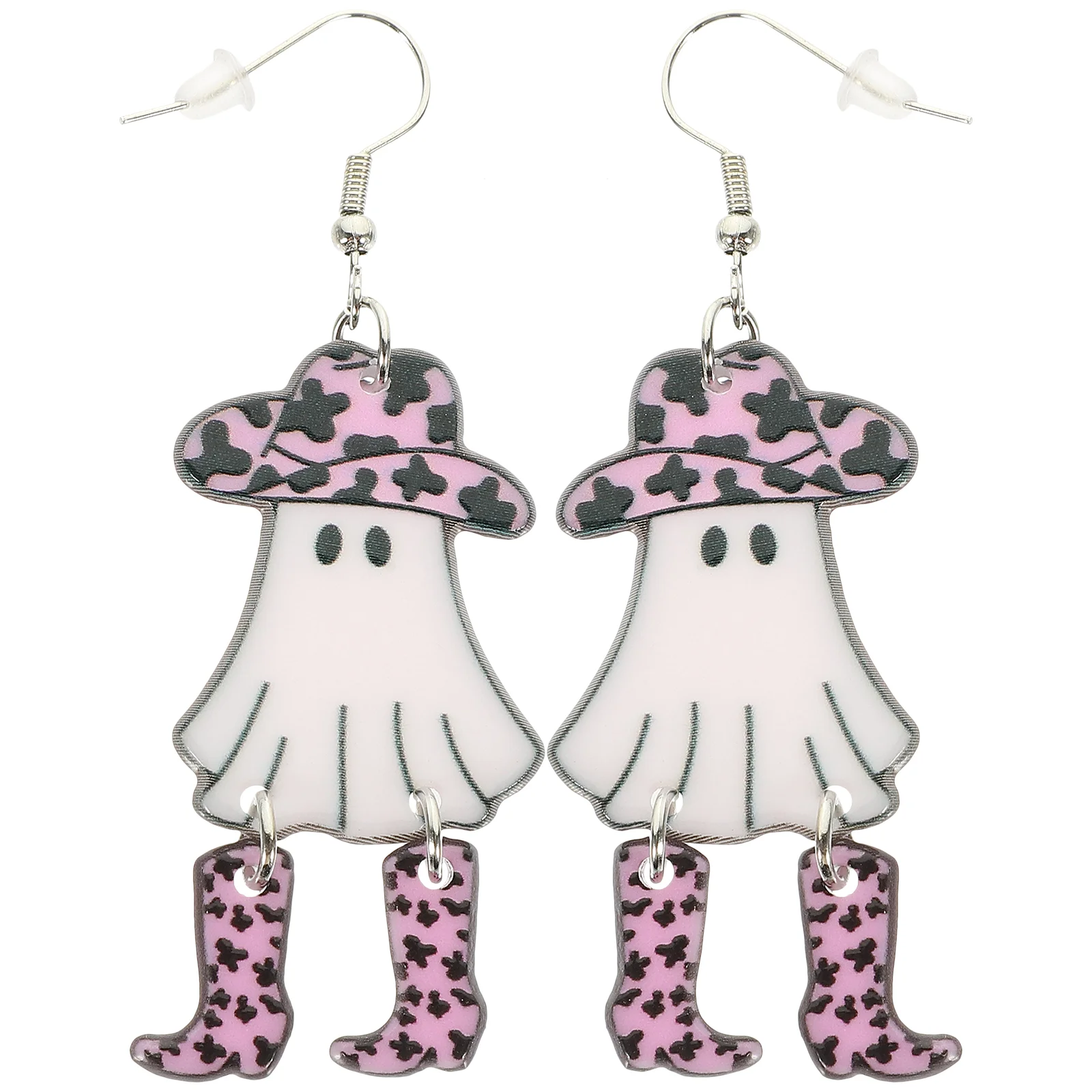 

Earrings Mushroom Ghost Festival Halloween Jewlery 68X25X01CM Acrylic Gothic for Girl Women