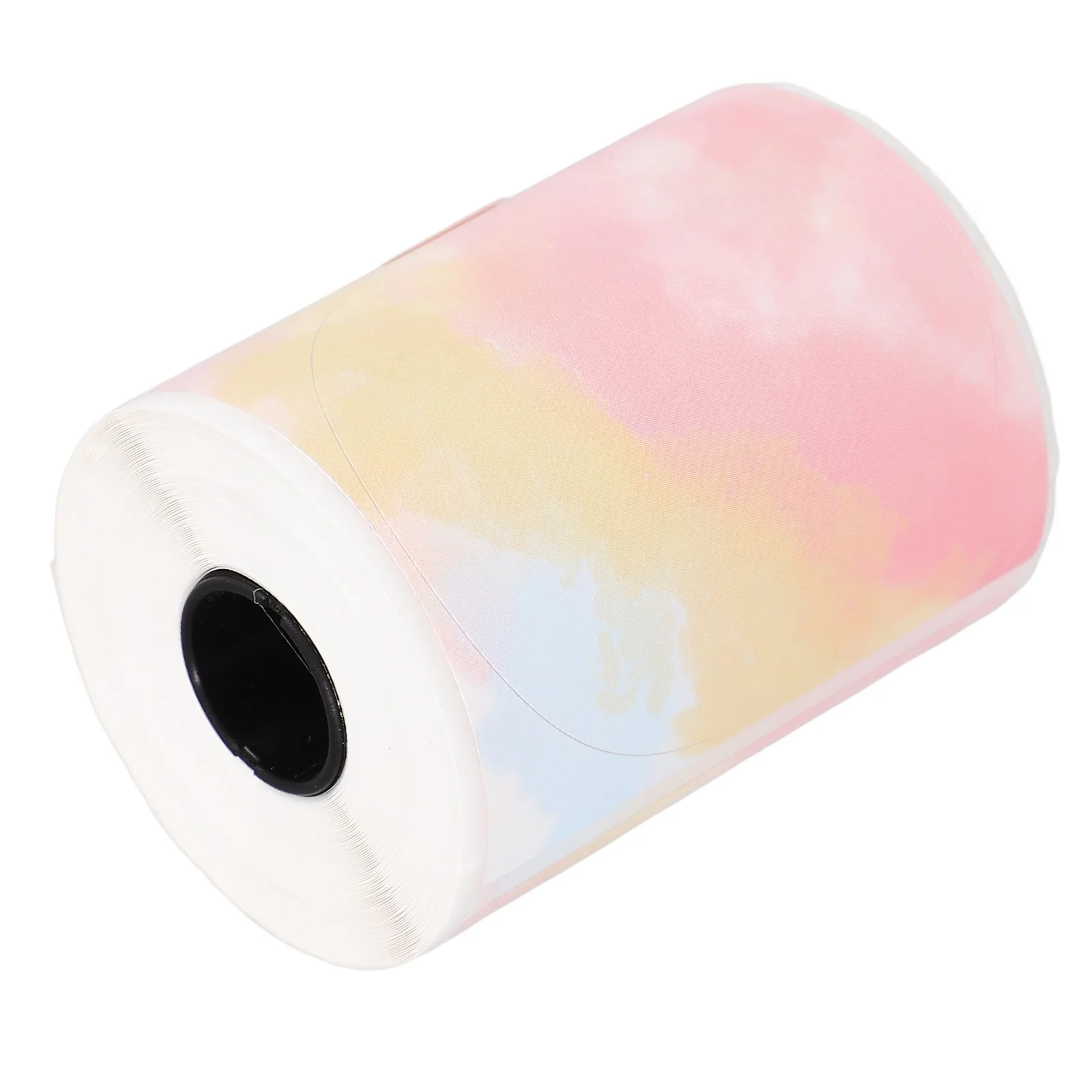 1 Rol Label Termal Warna Gradasi Label Alamat Pengiriman Transparan untuk Stiker Label Harga