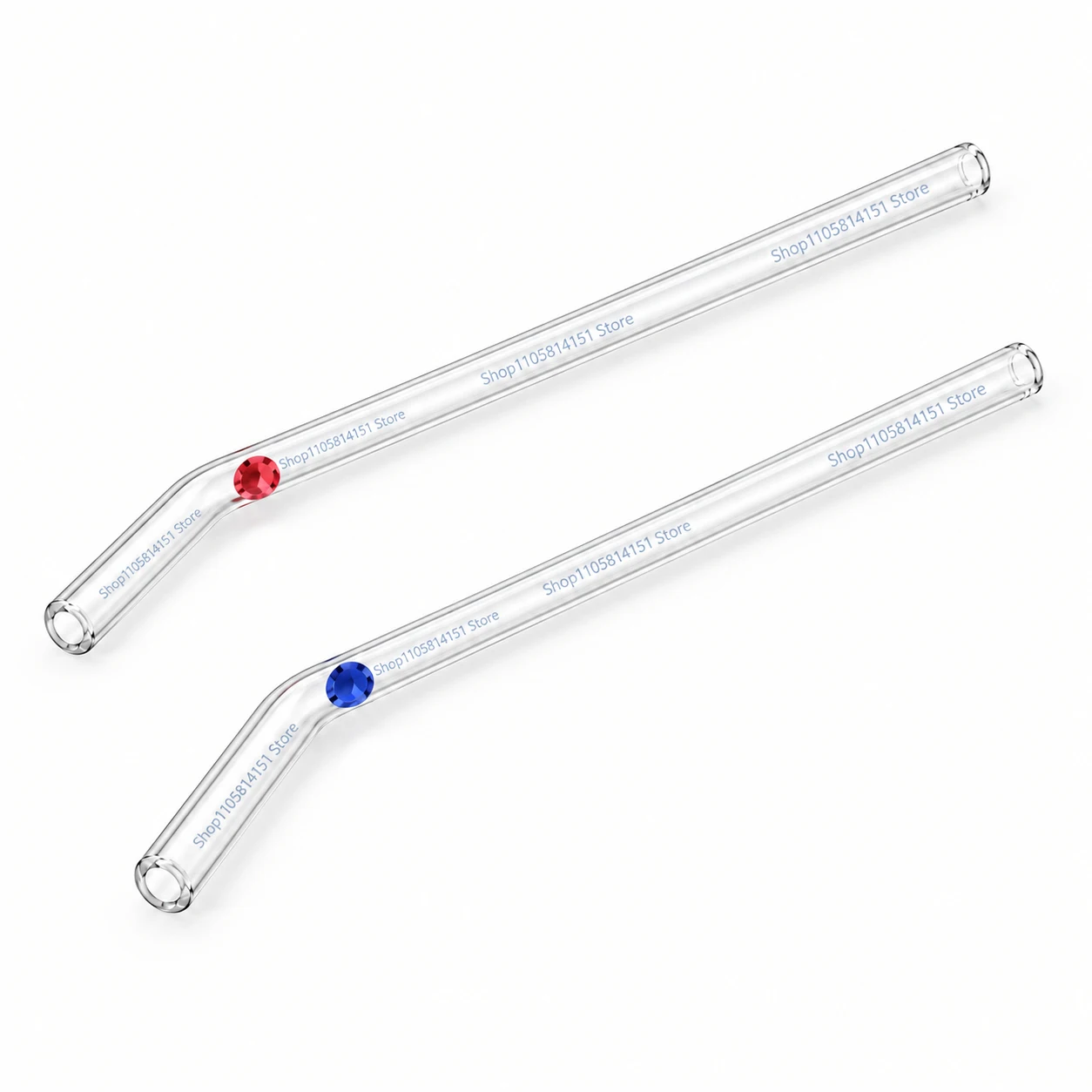 5.5 Inch long StRaW Balance Glass Borosilicate Sp Coffee Coconut milk tea Juice Straws