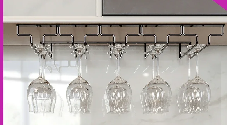 Holder Inverted Wine GlassHousehold Hanging High Legged Glass Holder Wine Cabinet Hanging Cup Holder Ornament