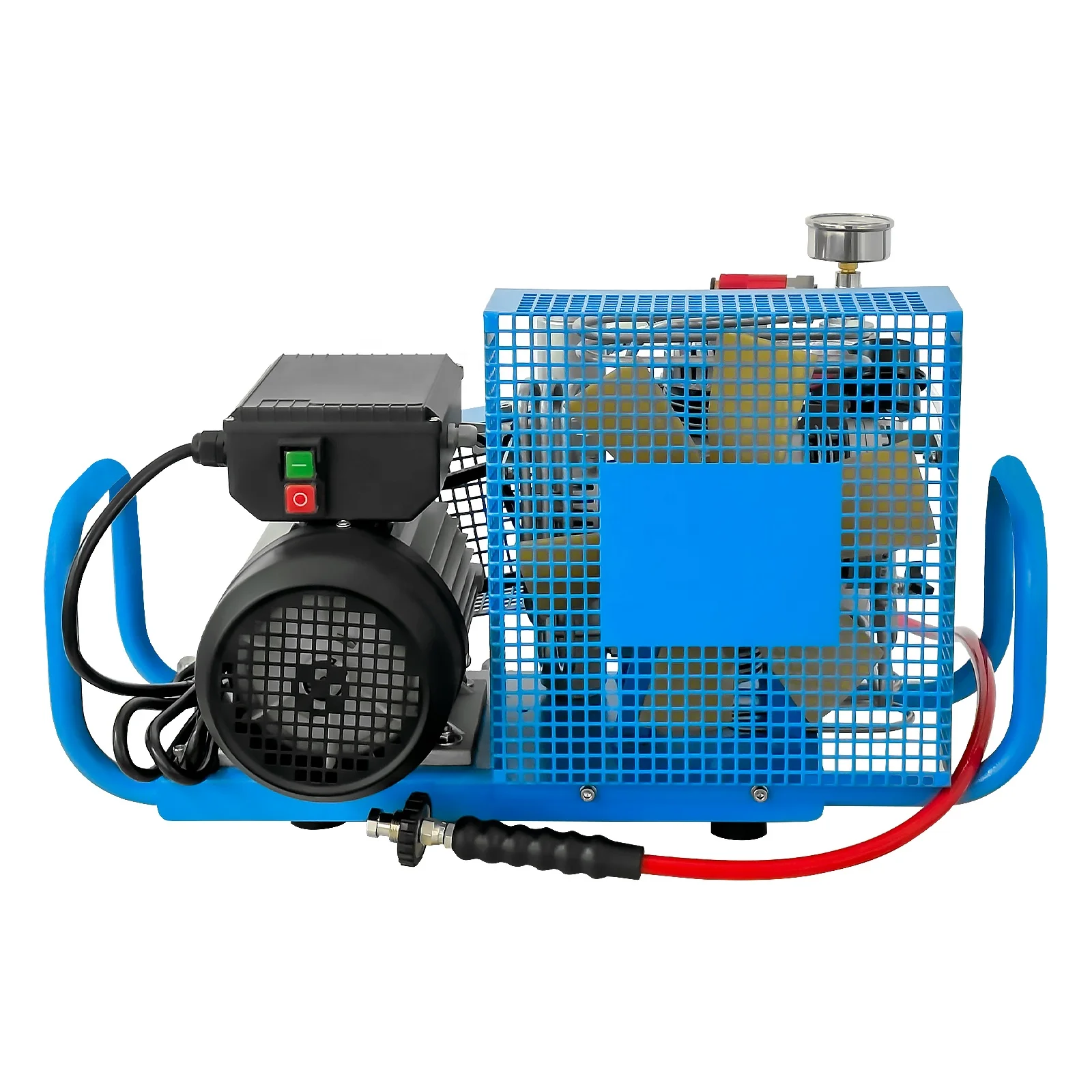 Tuxing high-power factory 4500psi 300bar 30mpa automatic stop 100L/M four-cylinder 2.2kw diving paintball fire air compressor
