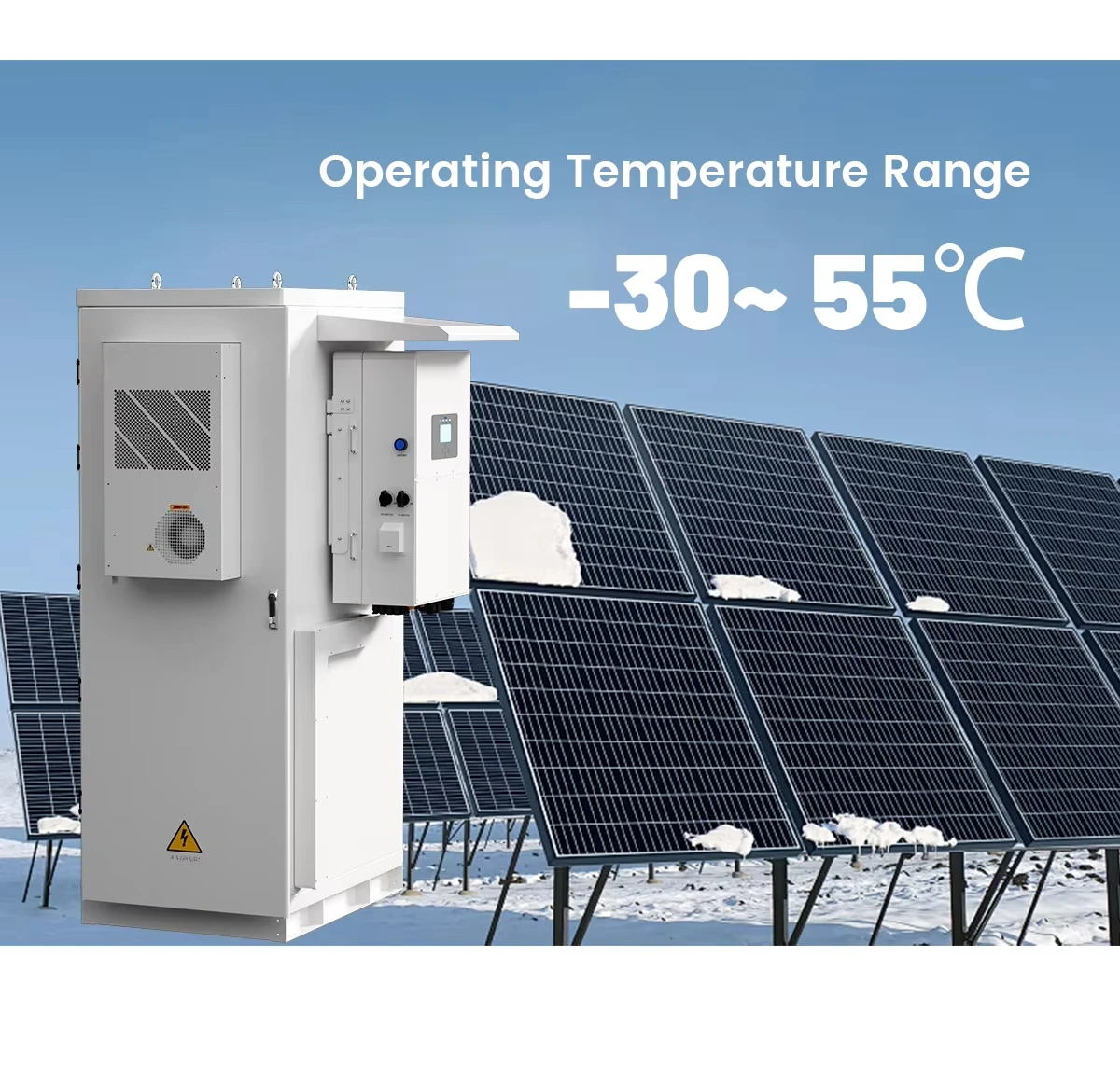 نظام تخزين الطاقة الشمسية الصناعية التجارية 30kw 50kw 100kw 200kw Lifepo4 50kwh 60kwh 100KWh 200kwh تبريد الهواء #3