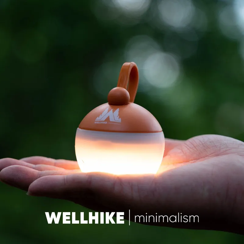 

Портативный мини-фонарь WELLHIKE Orange: светодиодный, подвесной, для кемпинга, аварийного освещения, ночного использования, для палаток, походов и туризма
