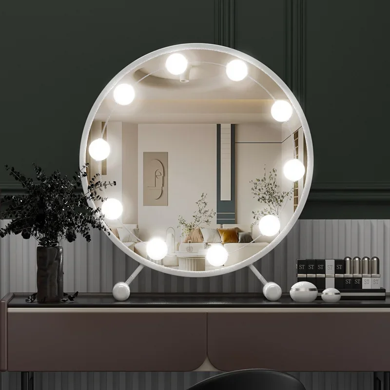 

Makeup Mirror LED Light Bulbs Vanity Lights USB 5V Bathroom Dressing Table Lighting Dimmable 3 Colors Hollywood LED Vanity Lamps