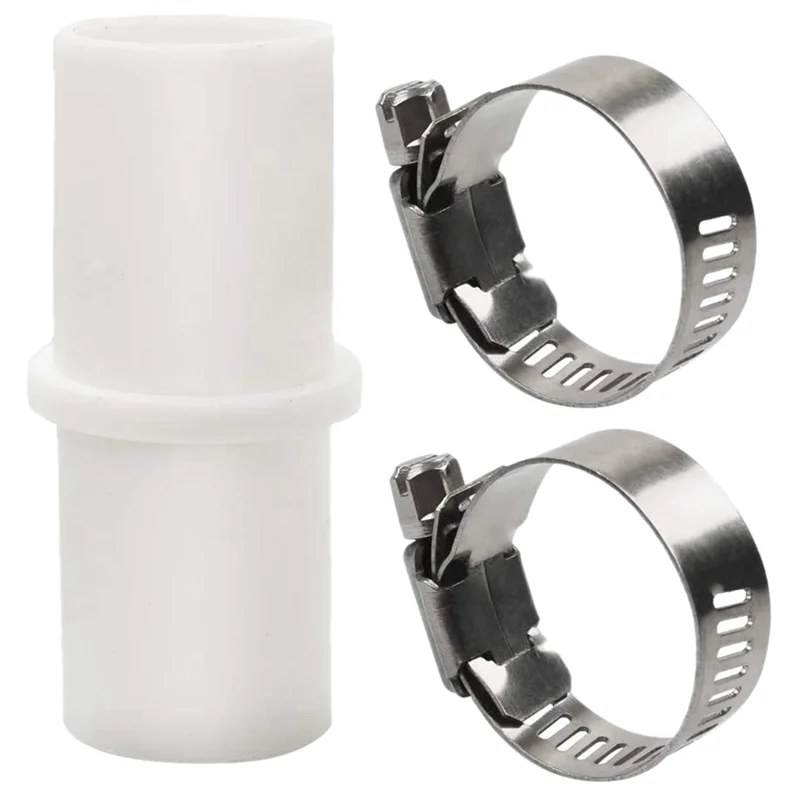 -ESTR 8 قطع خرطوم أنابيب تصريف الغسالة، خرطوم تصريف الغسالة لغسل أنابيب الصرف، مع حامل على شكل حرف U، بطول 5 أقدام