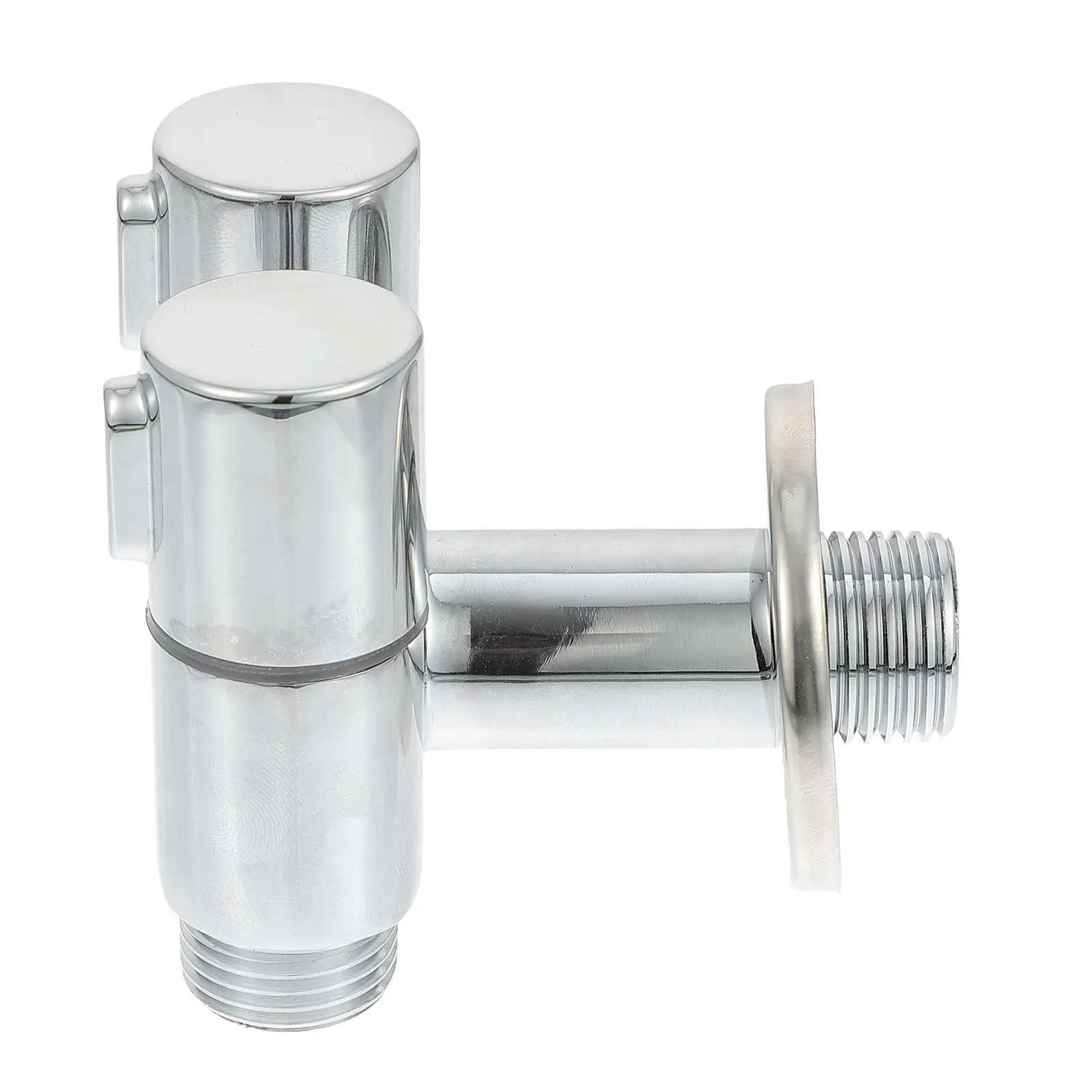 Dual Control Angle Valve for Washing Machine and Bathroom – Durable Copper Water Tap with Smooth Operation