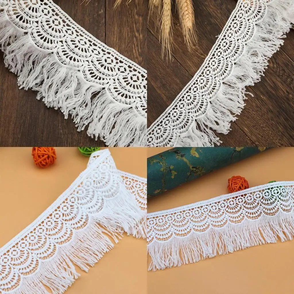 

31BF Европа Цветочный узор Неэластичная вышивка с кружевной отделкой Занавес Скатерть