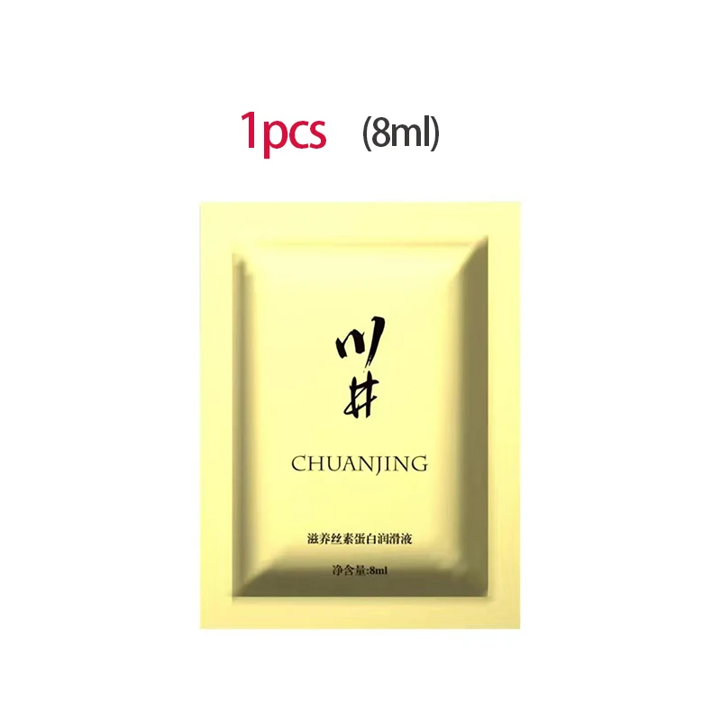 Chuanjing-lubricante de seda de aminoácido para parejas, productos divertidos de alta capacidad, Soluble en agua, sin lavado, de larga duración