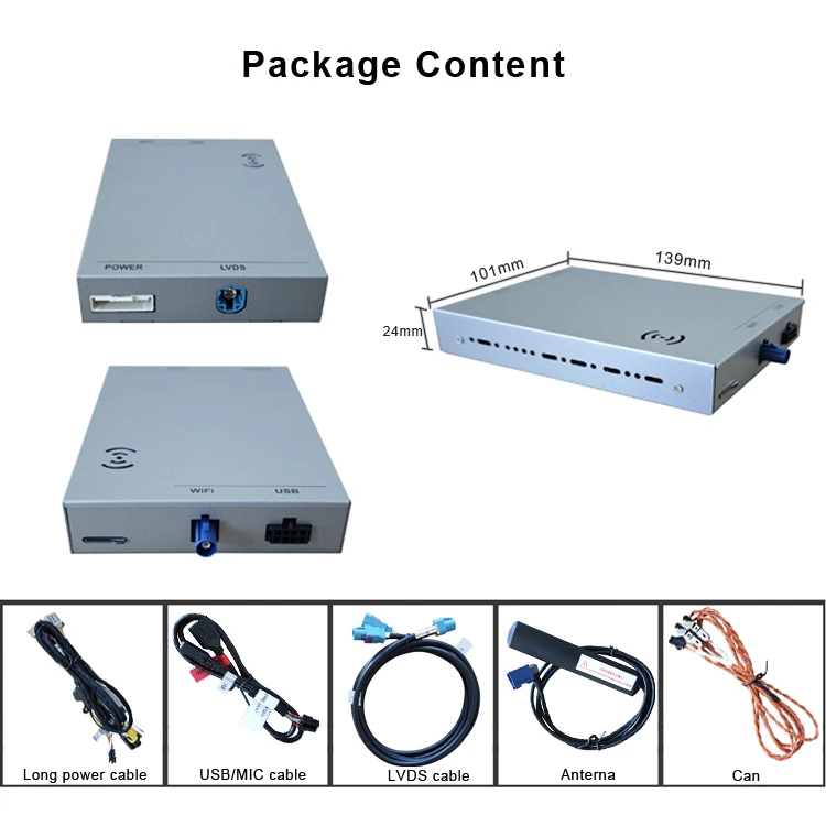 Original Full Screen Upgrade Wireless Carplay Box S60 Android Interface for 2019-2023
