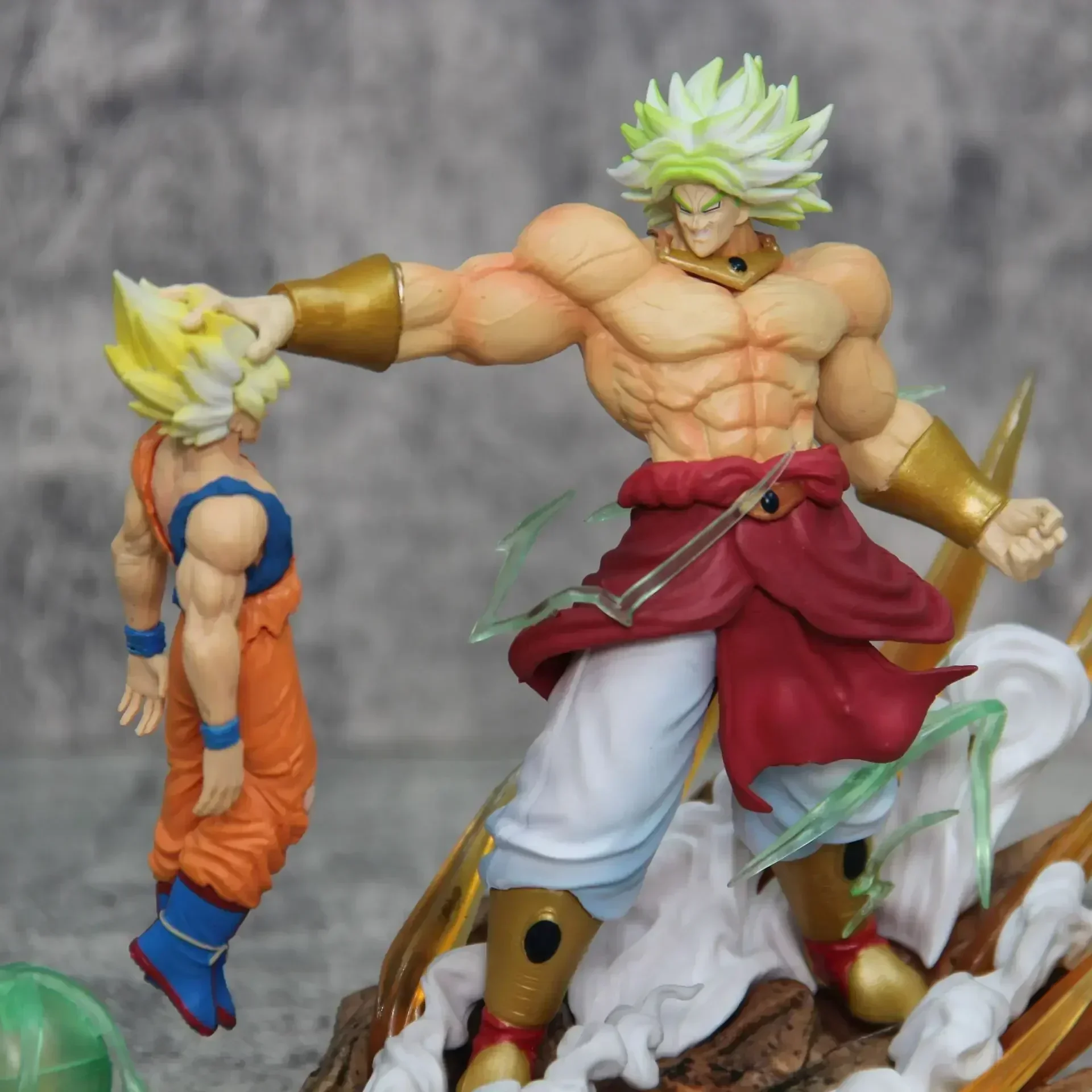 Dragon Ball Anime Figures Broli Vs Goku Broly Figures Action Pvc Super Saiyan Son Goku Model Ornament Toys Kids Christmas Gift