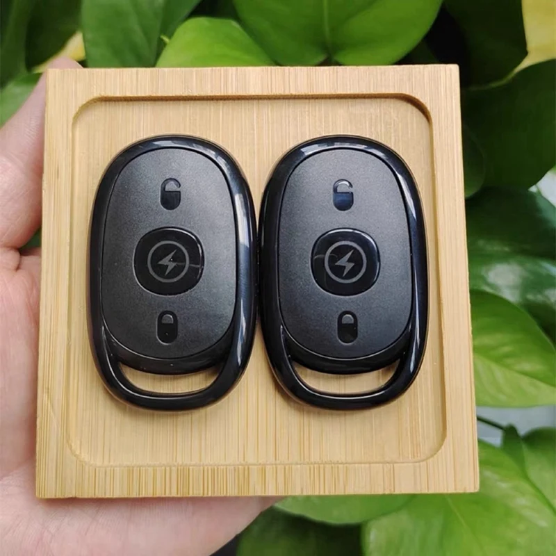 【HOT】2個コピーリモコン3ボタンスマートデュプリケーター433Mhzデュプリケーターキー高感度ワイヤレストランスミッター