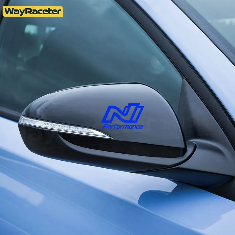 N Performance Sticker Door Rearview Mirror Bumper Decal For Hyundai i30 Fastback 2022 2023 2024 i20 Tucson Kona Sonata Creta CN7