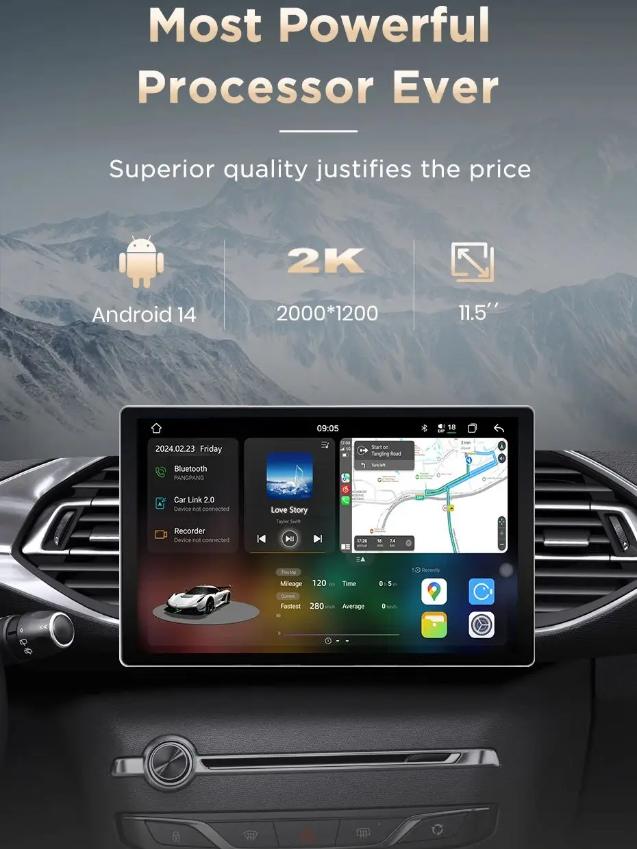 Junsun 7870 2K Drahtlose CarPlay Android Auto Auto Intelligente Systeme Für Peugeot 308 308S 2013 2014 2015-2017 RDS FM Multimedia
