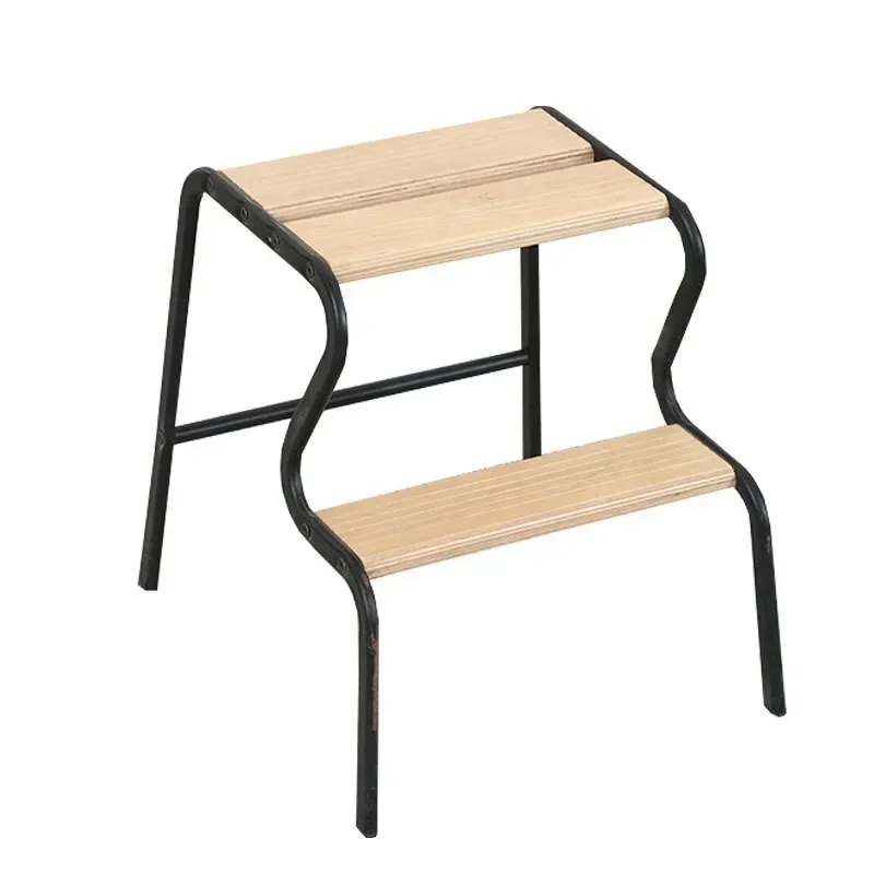 

House New Chinese Wooden Staircase Household Multi Functional Wooden Anti Slip Baby Staircase Stool Toilet Stool Wholesale