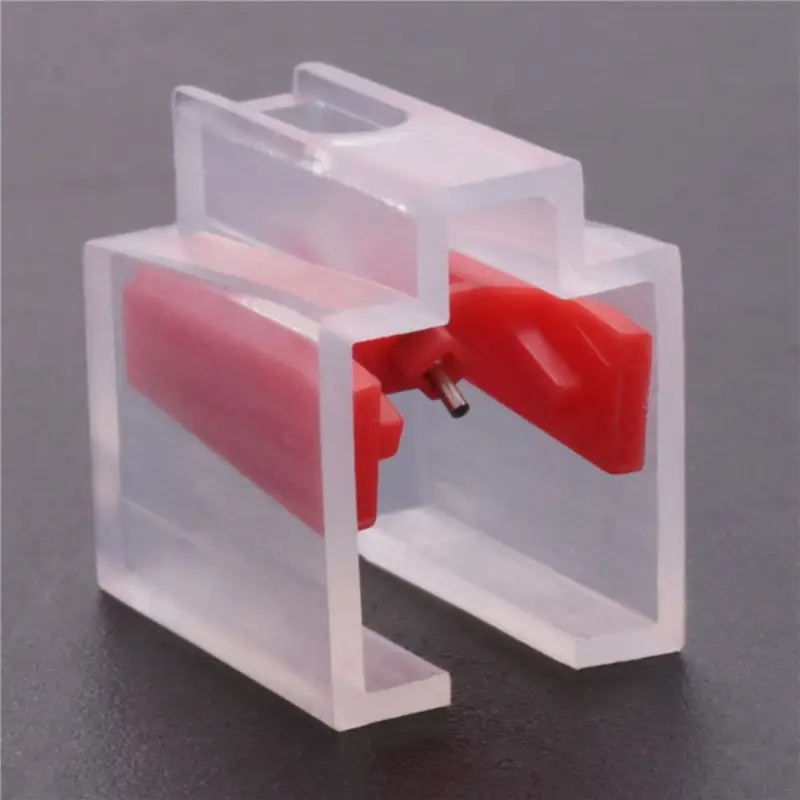 ABMF 3X Turntable Vinyl Stylus Needle Dynamic Magnetic LP Vinyl Recorder Reader for Turntable Record Player Gramophone Red