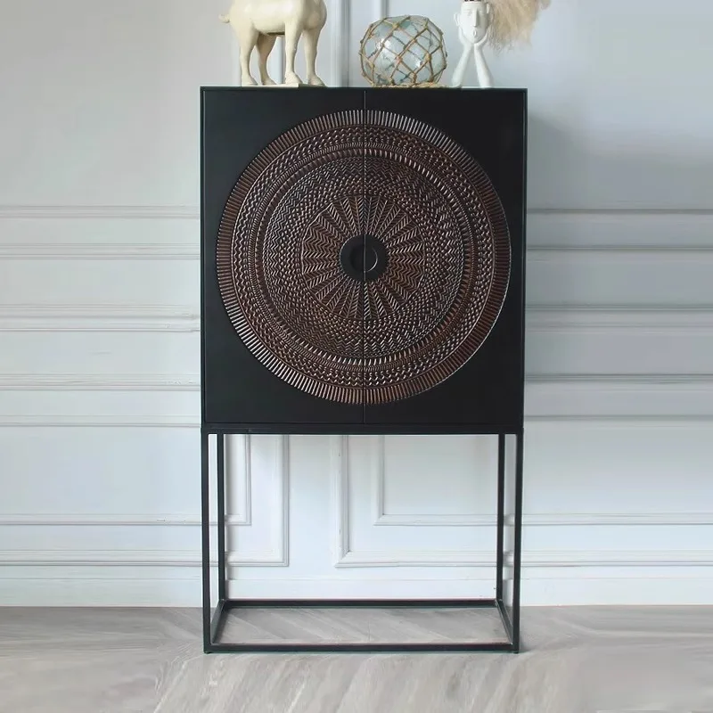 dining side cabinet household simple light luxury porch cabinet locker living room wall large capacity wine cabinet