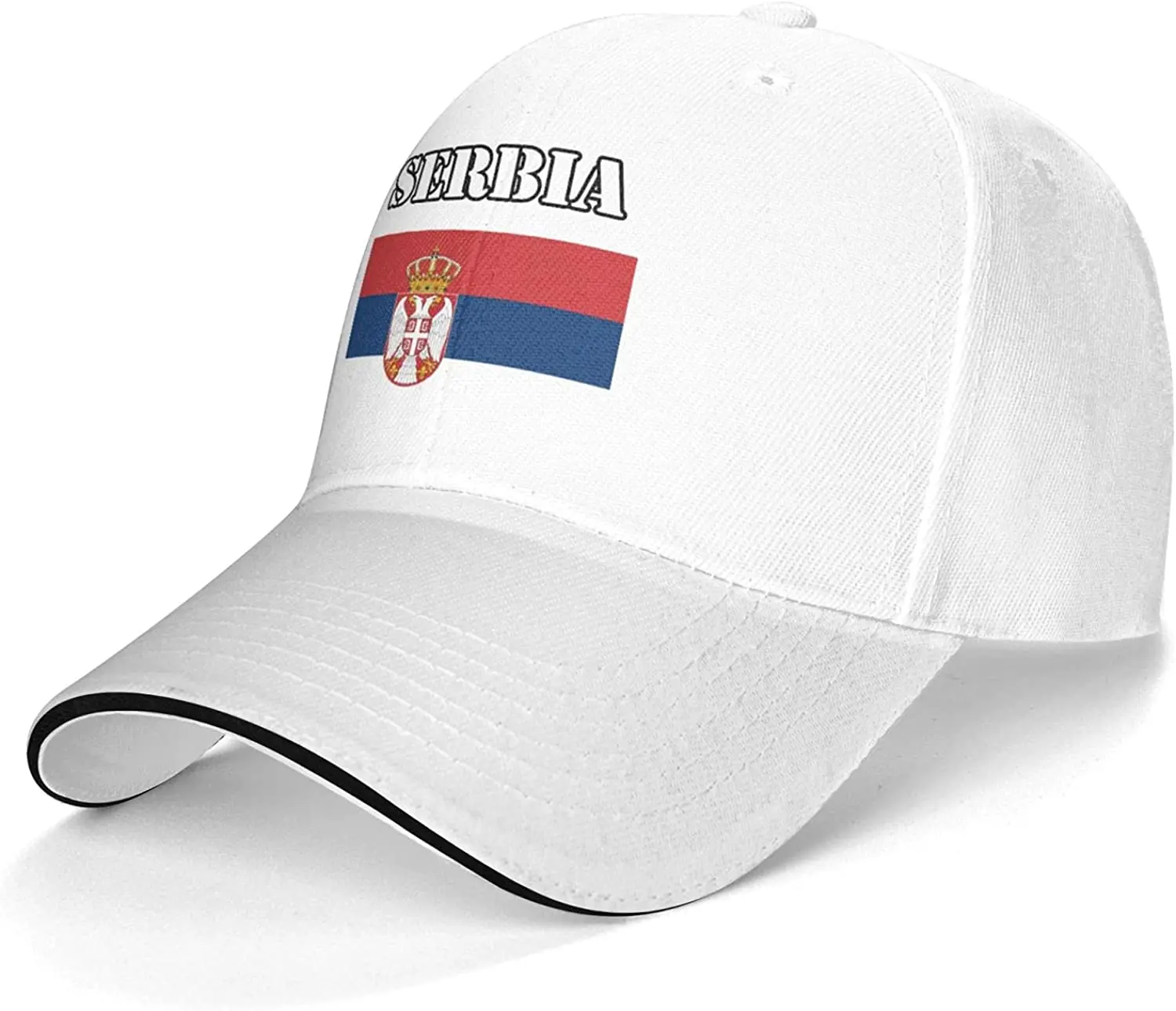 

Сербский флаг унисекс шляпа для папы Регулируемая шляпа для грузовика