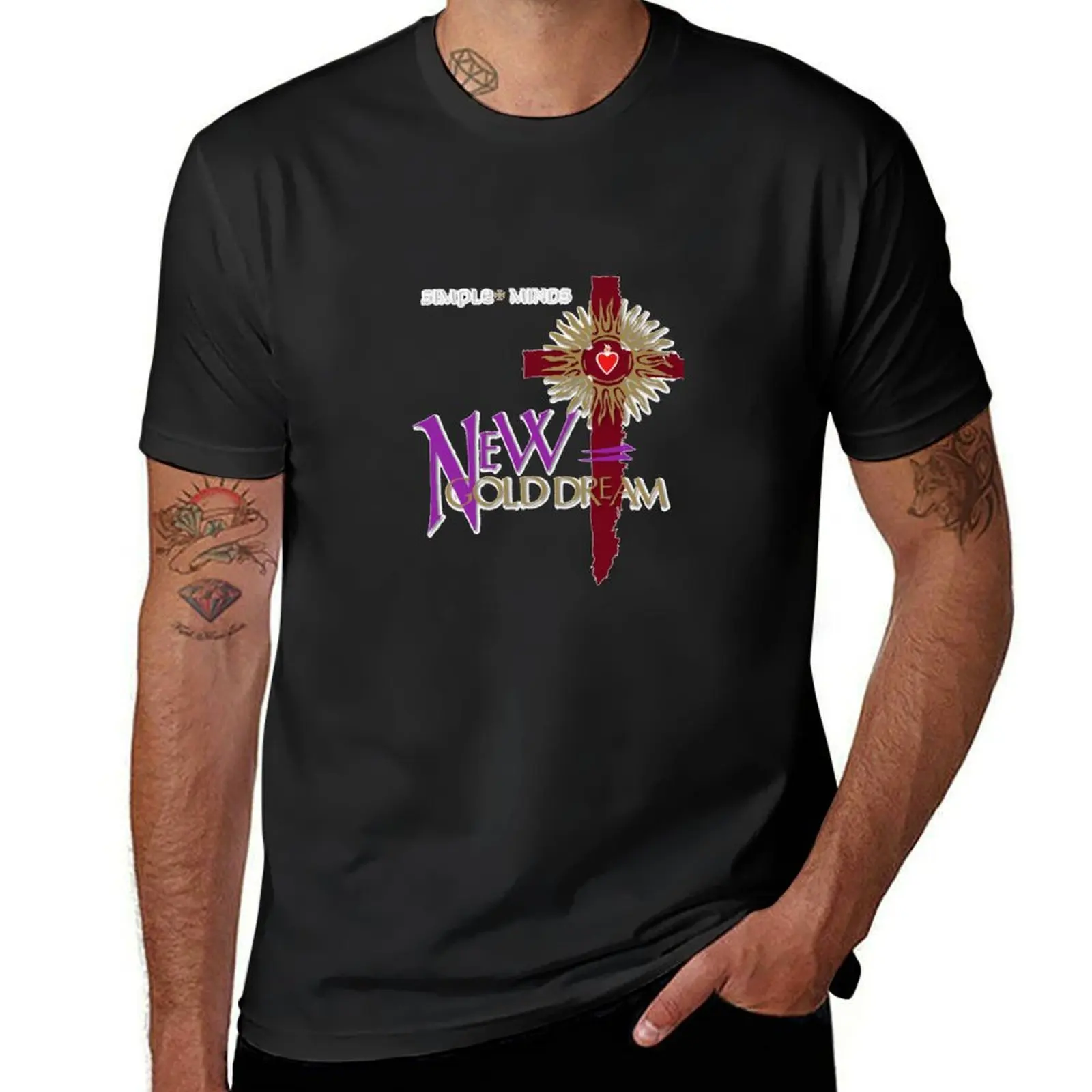 

Simple Minds New Gold Dream 40 Premium T-Shirt anime clothes vintage t shirts topping mens t shirts casual stylish