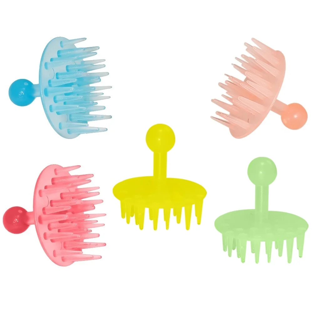 

3pcs/lot Scalp Massager Makeup Freckle Maker Relieve Fatigue Acupoint Massage Hair Washing Helper Multi-purpose Beauty Tools