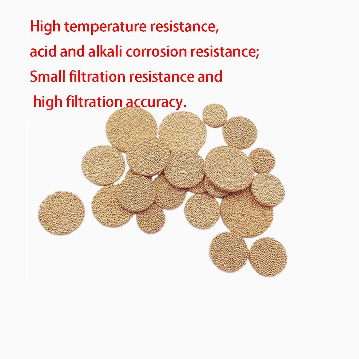 

Copper Powder Sintered Circular Filter Granular Air Filter Column Thickness 2mm 3mm 4mm 5mm