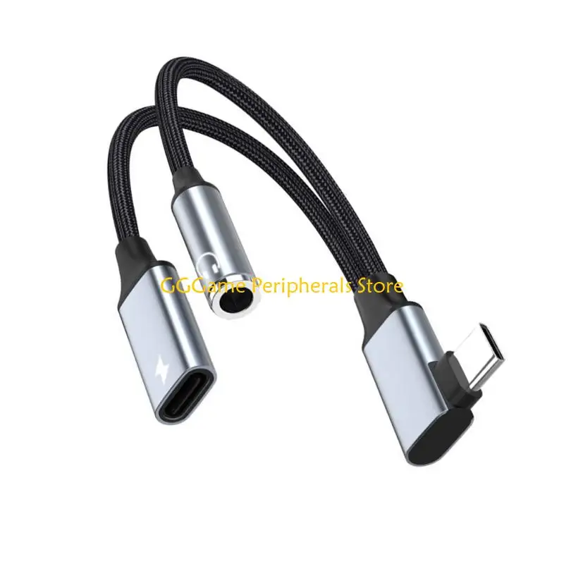 U55B Universal USB C Adapters Permanent Sound Processor Supporting Lossless Sound Transmission Concurrent Fast Charging
