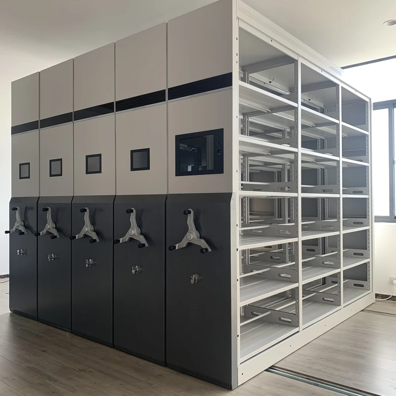 custom.Factory Price of Modern Steel Vertical Mass Shelf Multi-layer Compact Mobile Shelving System Home Office School & Hot
